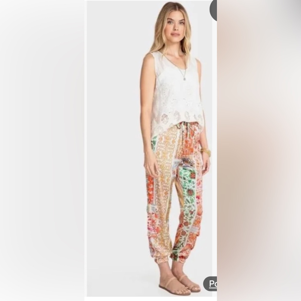 Johnny Was Melino Stretch Silk Pant